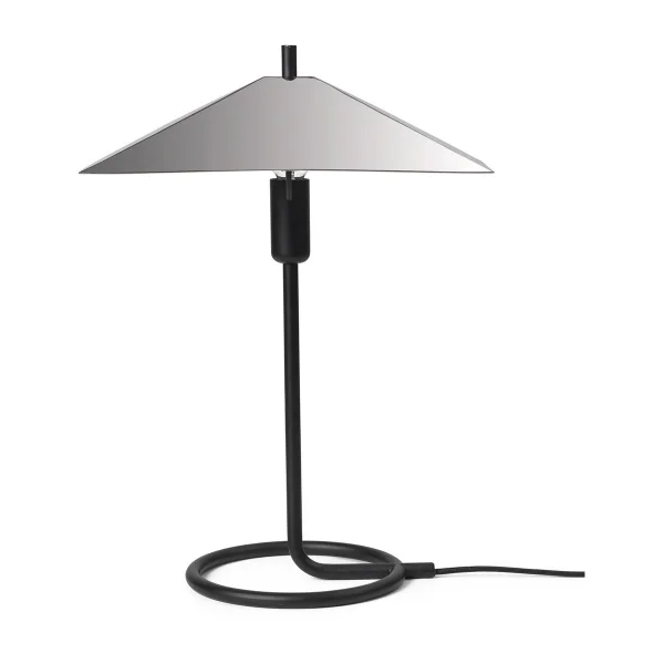 ferm LIVING Lampe de table Filo square Black-mirror polished