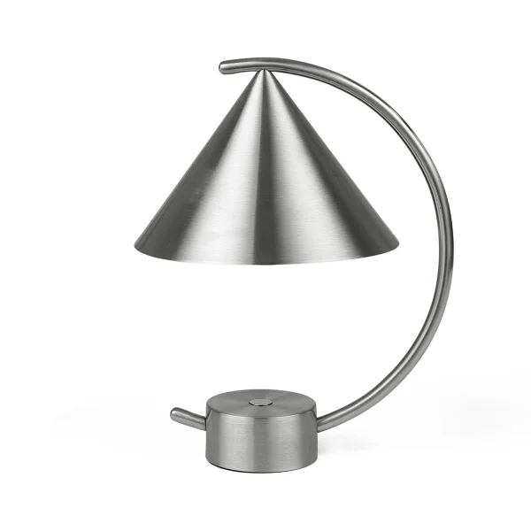 ferm LIVING Lampe de table Meridian Brushed Steel