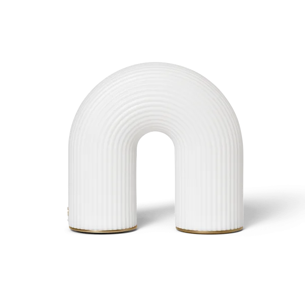 Ferm Living Lampe de table Vuelta portable White