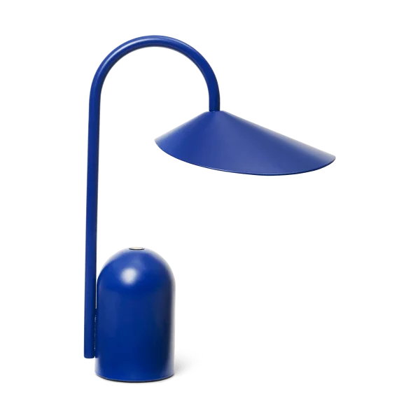 ferm LIVING Lampe portable Arum Bright Blue