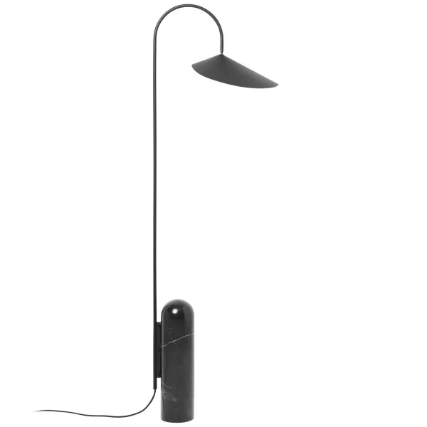 ferm LIVING Lampe sur pied Arum Noir