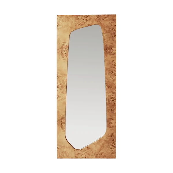 Ferm Living Miroir Folia Natural burl, 135 cm