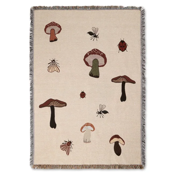 ferm LIVING Plaid Forest tapestry 120x170 cm Sand