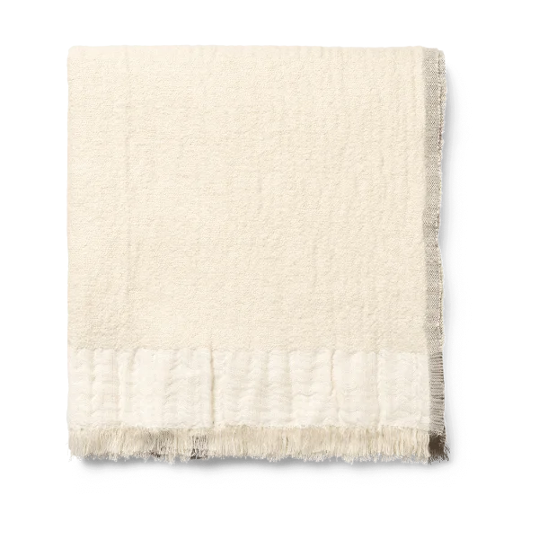 Ferm Living Plaid Weaver 120x170 cm Blanc cassé
