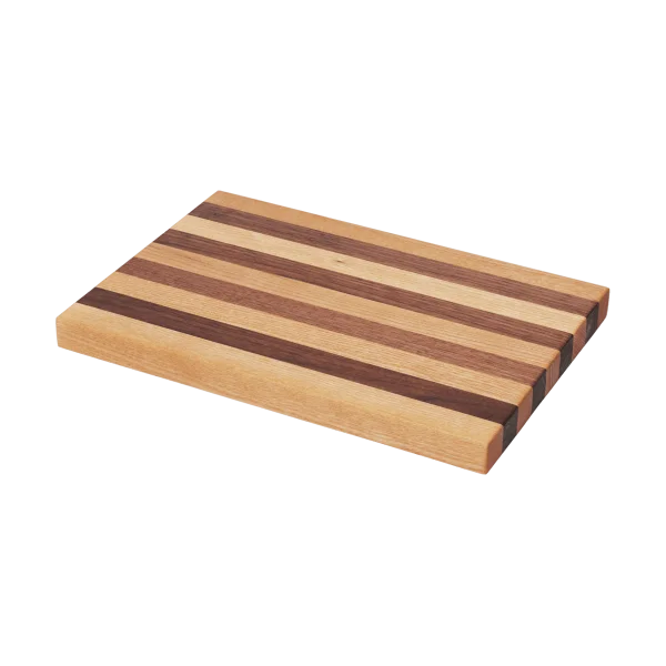 Ferm Living Planche à découper Stribe bold 25x36 cm Walnut-oak