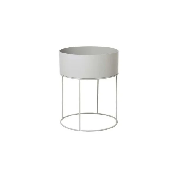 ferm LIVING - Plant Jardinière Light Grey Round