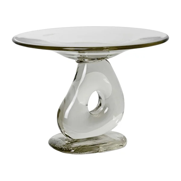 Ferm Living Plat Damo glass centerpiece Ø30 cm Clear