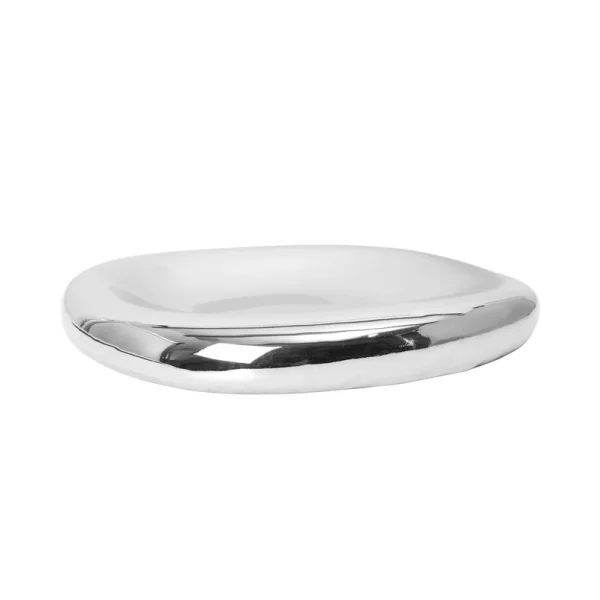 ferm LIVING - Plateau de service Bellure, argent galvanisé