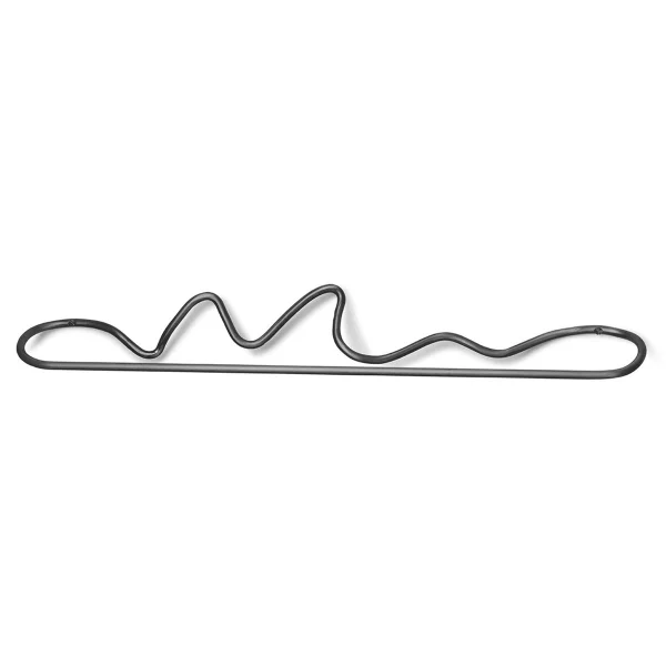 Ferm Living Porte-serviettes Curvature Laiton noir