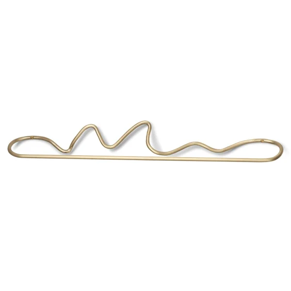 Ferm Living Porte-serviettes Curvature Laiton