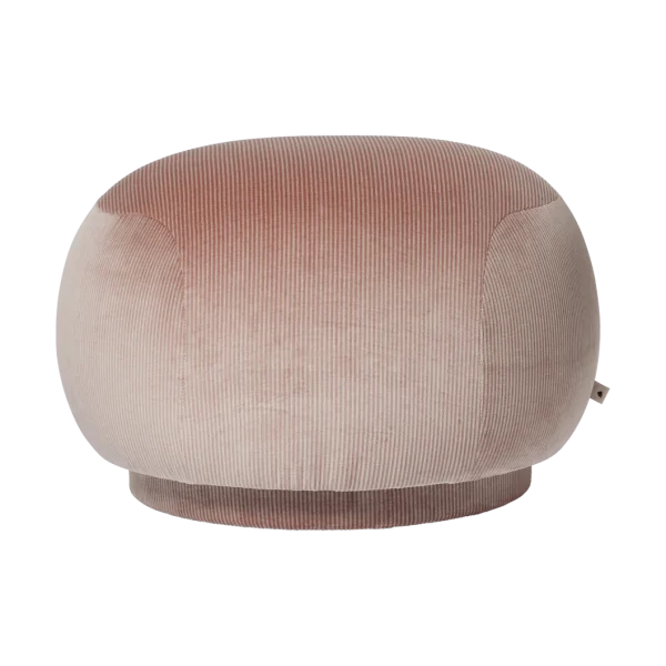 Ferm Living Pouf Rico Devoré Velvet-blush