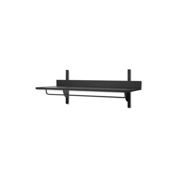 ferm LIVING - Sector Etagère Black Ash/Bl Brass