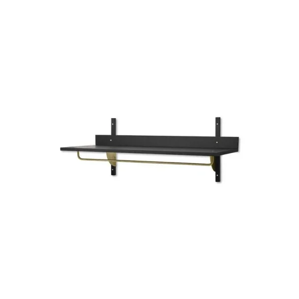 ferm LIVING - Sector Rack Etagère Black Ash/Brass