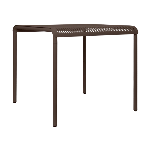 Ferm Living Table à manger Dapple 80x80 cm Dark Chocolate