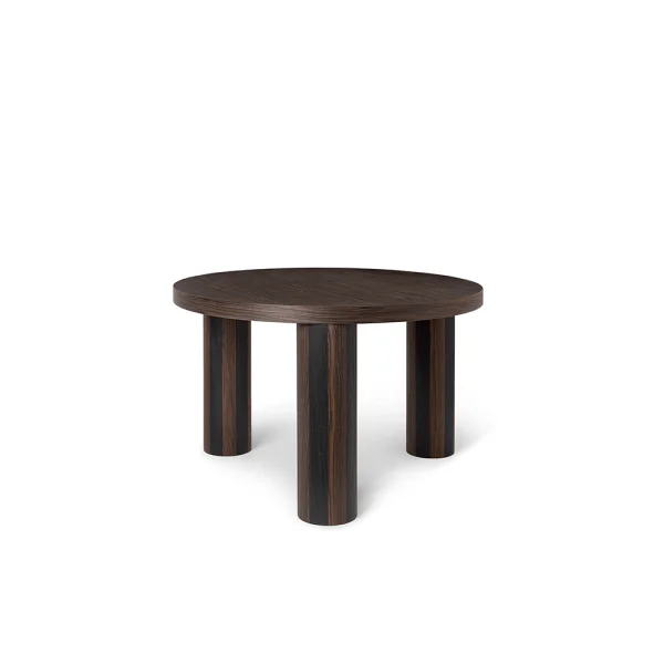 ferm LIVING Table basse Post oak smoked, small, lines