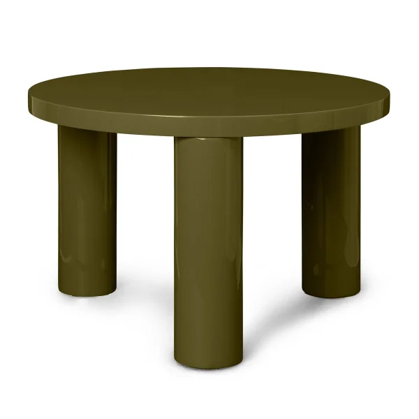 ferm LIVING Table basse Post petite Ø65 cm Olive