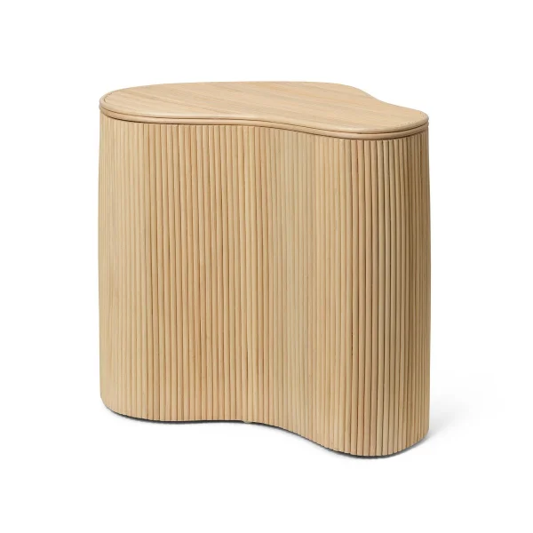 ferm LIVING Table d'appoint Isola avec rangement Natural