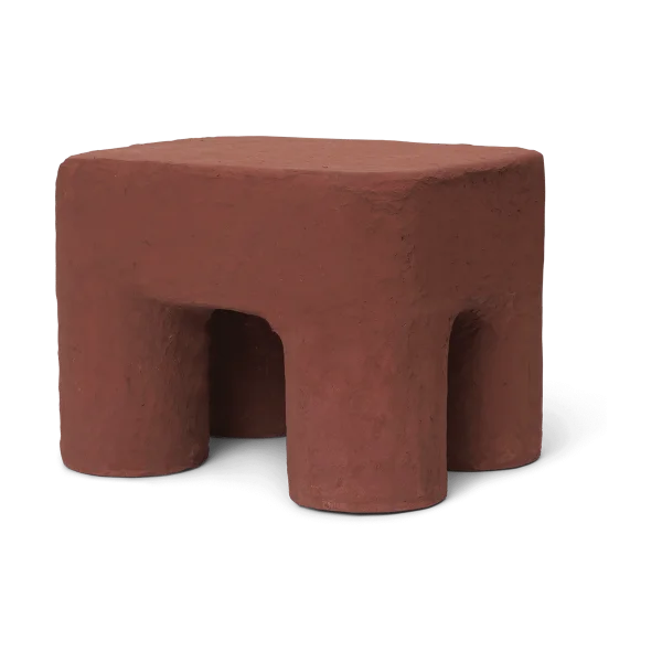 Ferm Living Tabouret Podo Red Brown