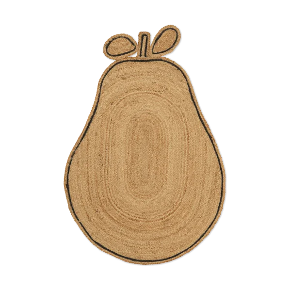Ferm Living Tapis en jute Pear braided Naturel