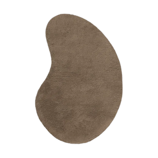 ferm LIVING Tapis en laine Forma 103x155 cm Marron cendré