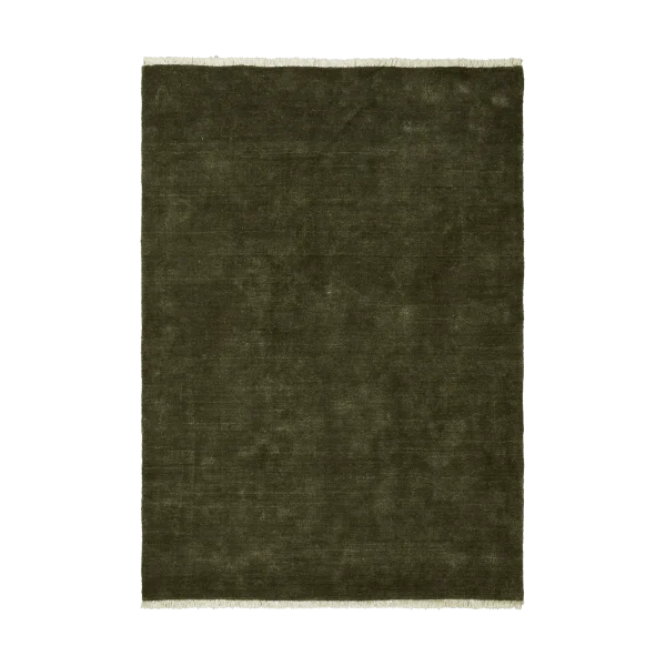 Ferm Living Tapis Firth en jute Dark olive, 170x240 cm