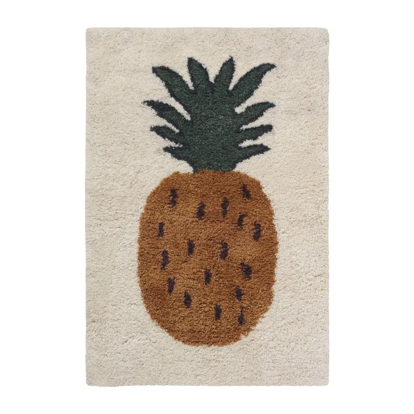 ferm LIVING Tapis Fruiticana S 80x120 cm Pineapple