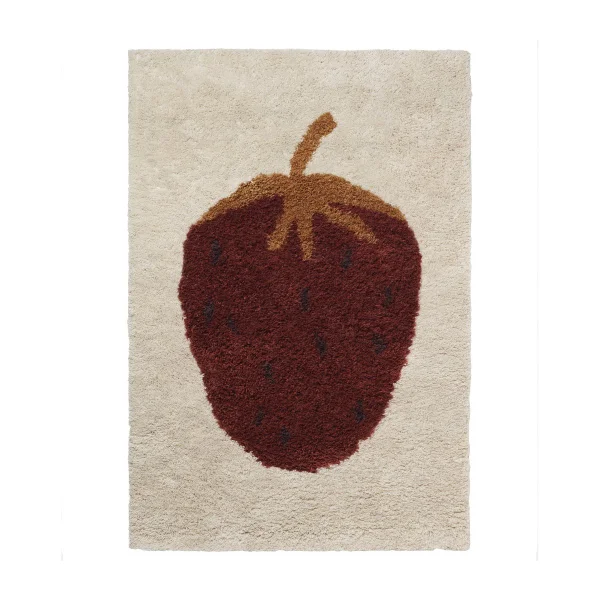 Ferm Living Tapis Fruiticana S 80x120 cm Strawberry