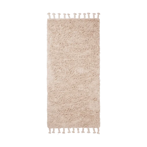 Ferm Living Tapis long pile Amass 70x140 cm Off-white