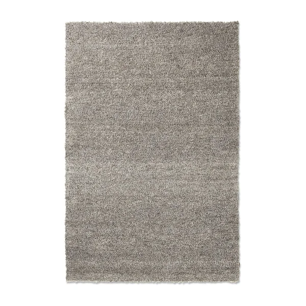 ferm LIVING Tapis Slub bouclé 140x200 cm Charcoal