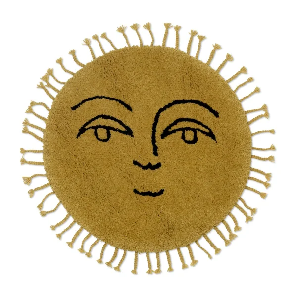 Ferm Living Tapis Sun Ø70 cm Yellow