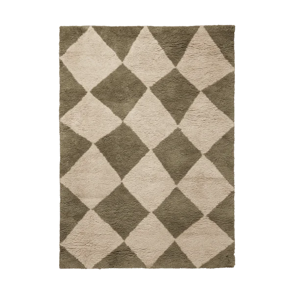 Ferm Living Tapis Tilt Elm green, 140x200 cm