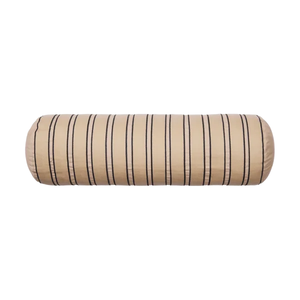 Ferm Living Twill coussin cylindrique bolster Cashmere-black