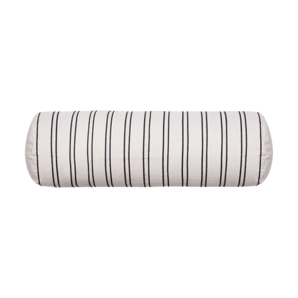 Ferm Living Twill coussin cylindrique bolster Off-white-black