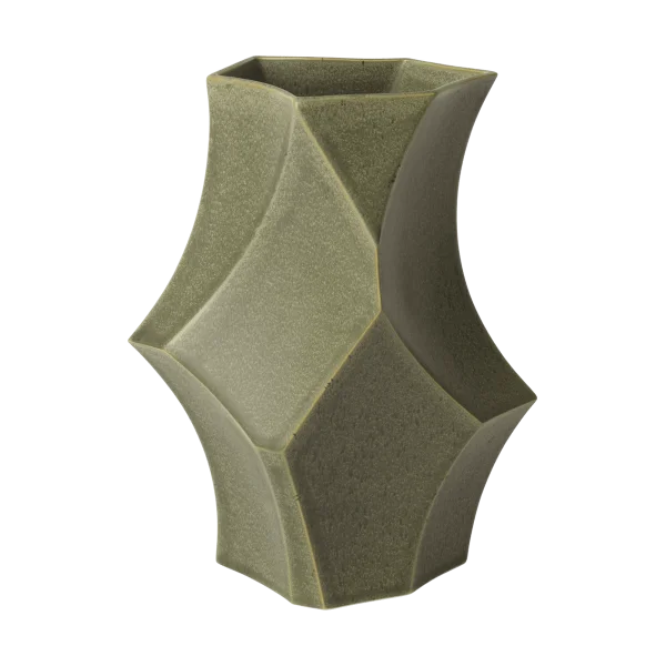 Ferm Living Vase Cueva 26 cm Dark sage