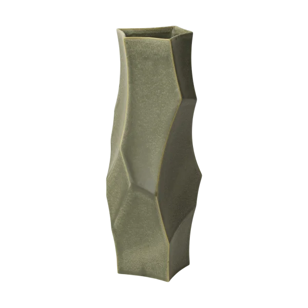 Ferm Living Vase Cueva 37 cm Dark sage