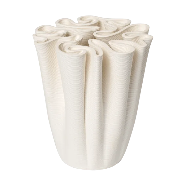 Ferm Living Vase Dedali 18 cm Off-white