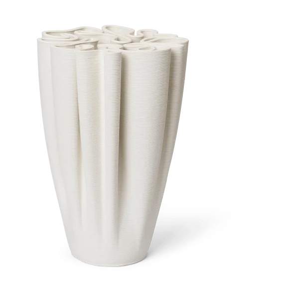 Ferm Living Vase Dedali 25 cm Off-white