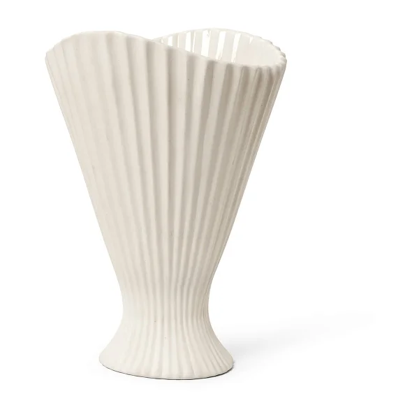 ferm LIVING Vase Fountain 30,5cm blanc cassé