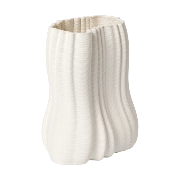 Ferm Living Vase Moire 20 cm Off-white