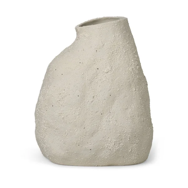 ferm LIVING Vase Vulca off-white Medium 36 cm