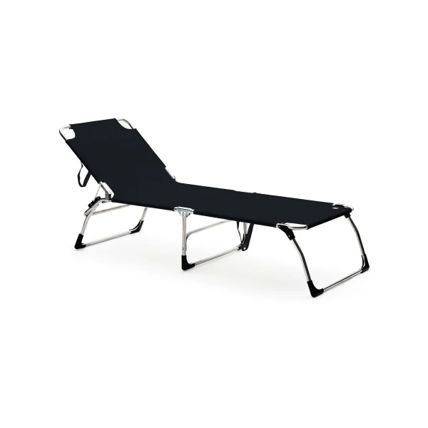 Fiam Chaise longue Amigo XXL Noir