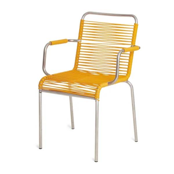 Fiam Fauteuil Mya aluminium Yellow