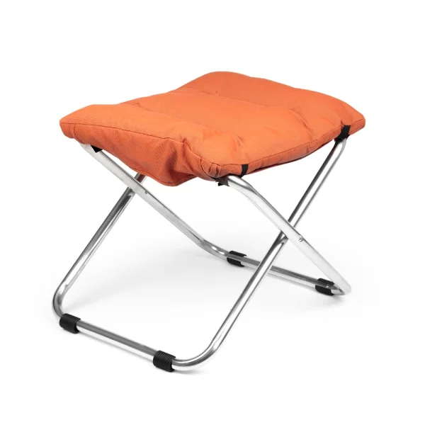 Fiam Tabouret Chico Soft Orange-support en aluminium
