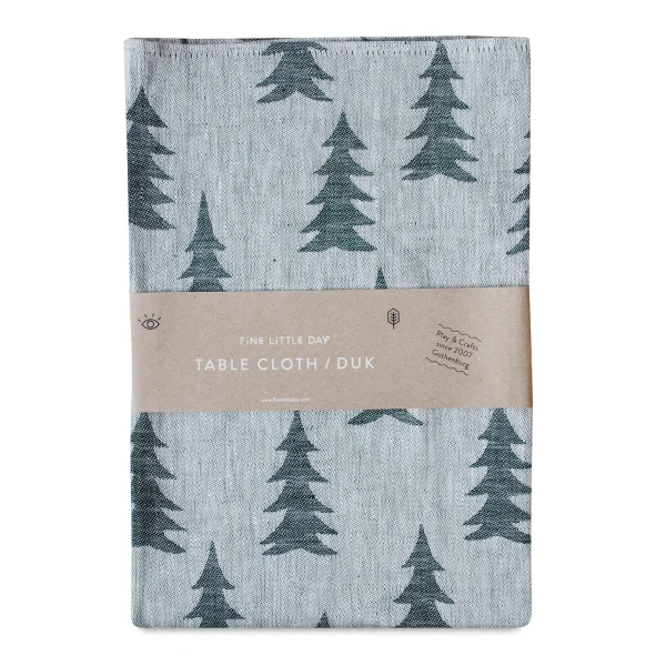 Fine Little Day Nappe en jacquard Gran 147x250 cm Vert-gris