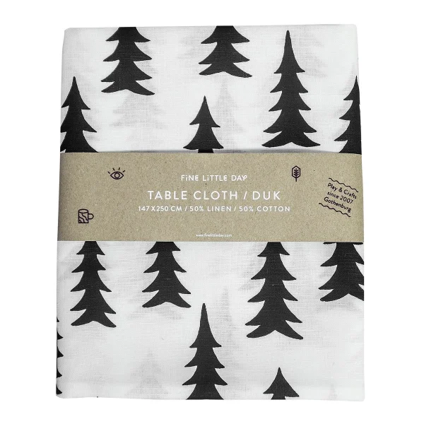 Fine Little Day Nappe Gran 147x250 cm Noir-blanc