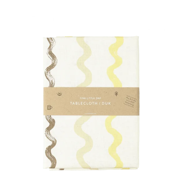 Fine Little Day Nappe Randig 149x250 cm White-yellow