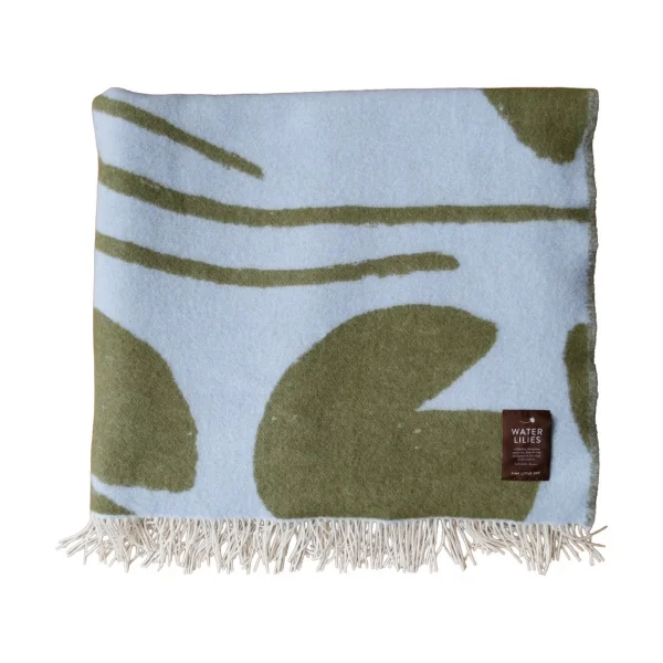 Fine Little Day Plaid Water Lilies 130x220 cm Brown