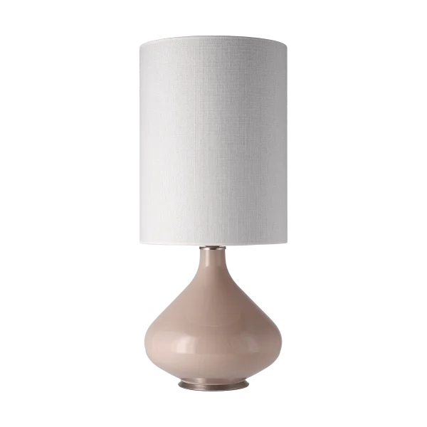 Flavia Lamps Lampe de table Flavia, base beige Babel Beige L