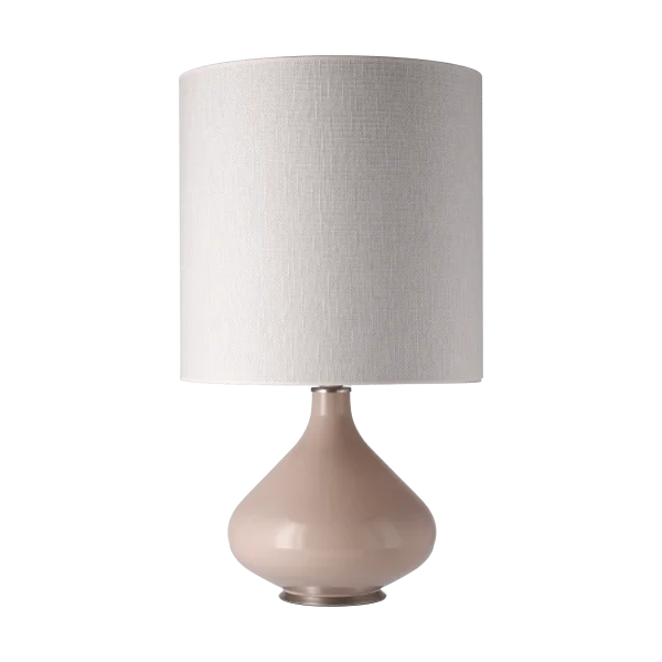 Flavia Lamps Lampe de table Flavia, base beige Babel Beige M