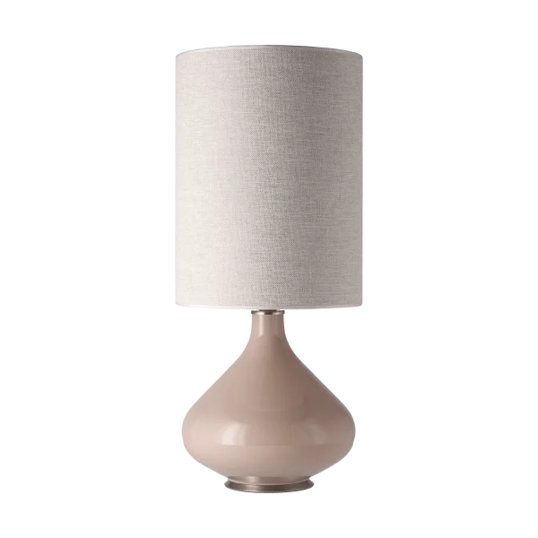 Flavia Lamps Lampe de table Flavia, base beige London Beige L